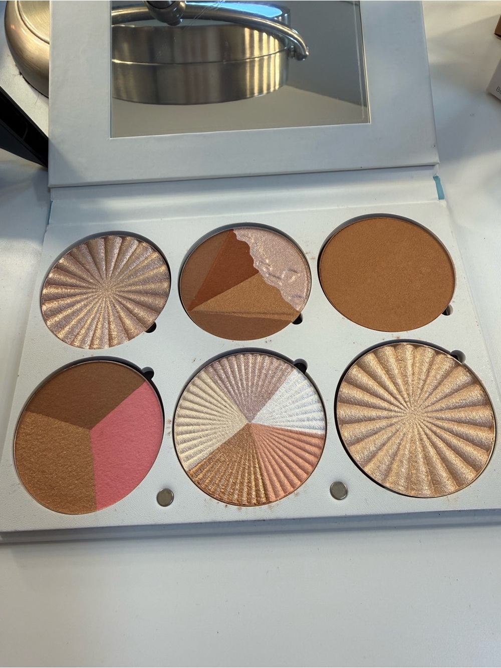 OFRA Glow Palette — Pink, Bronze & Champagne Highlighters
